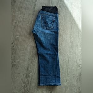 Citizens of Humanity size 32, cropped maternity jeans.